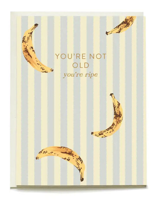 Ripe Banana Birthday Greeting Card
