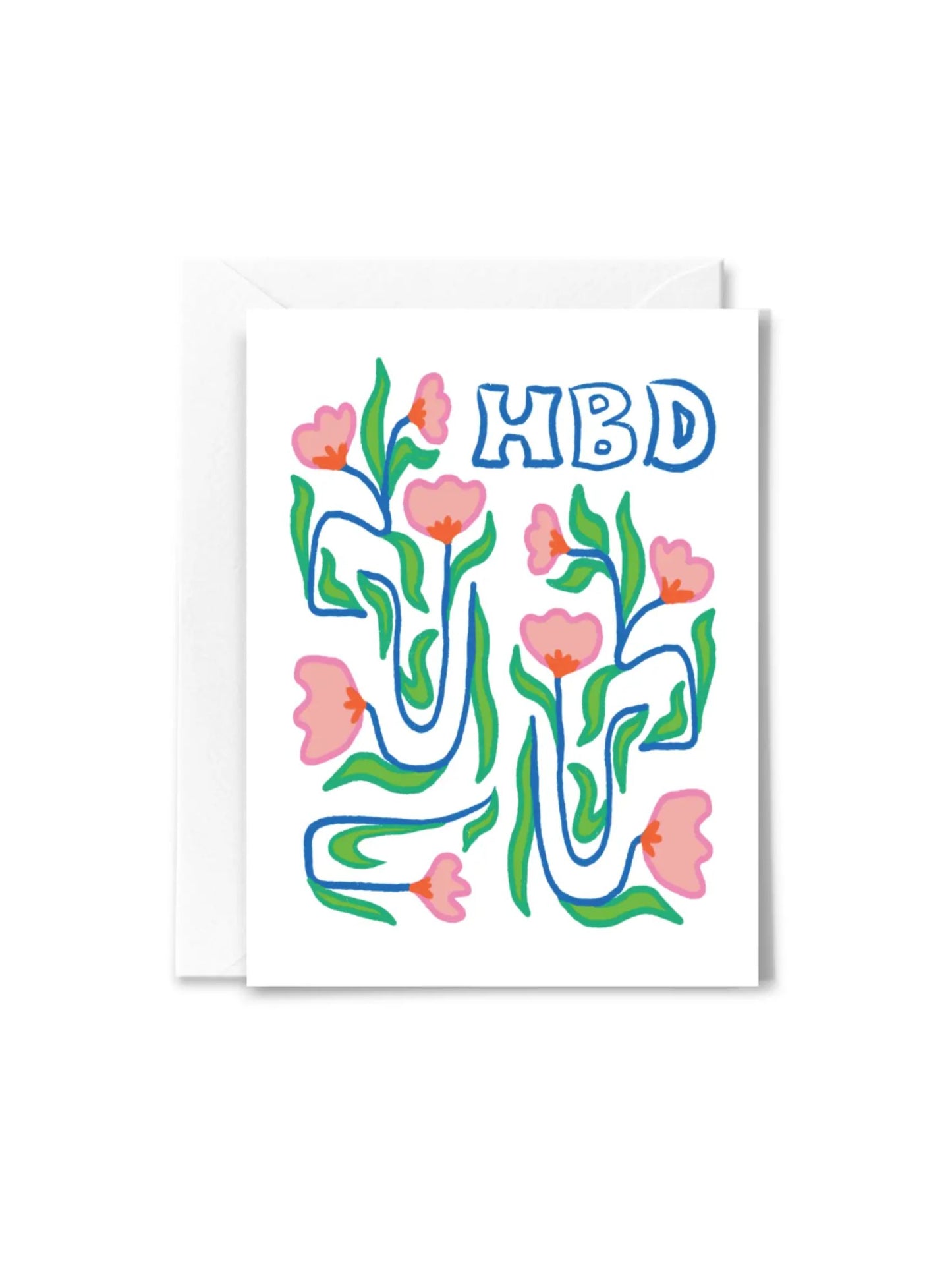 HBD Flowers Card