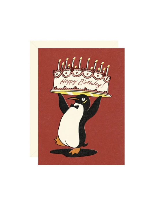 Penguin Birthday Card
