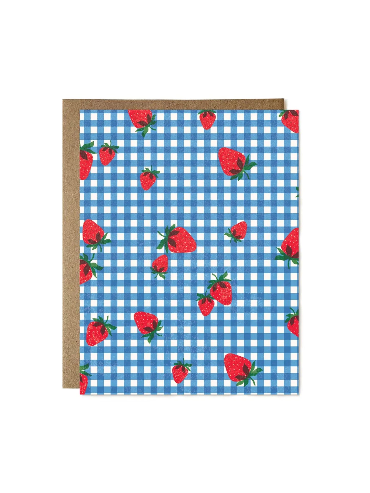 Strawberry Picnic Card