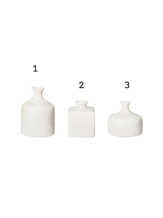 Neutral Stoneware Vases