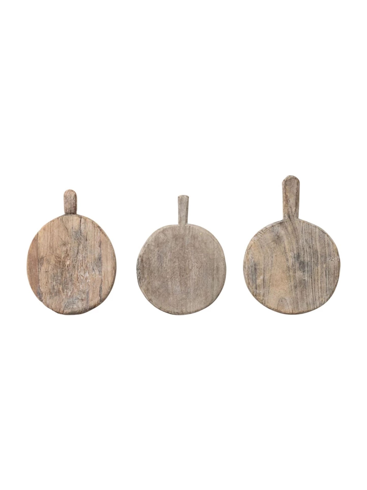 Found Decorative Wood Bread Board with Handle