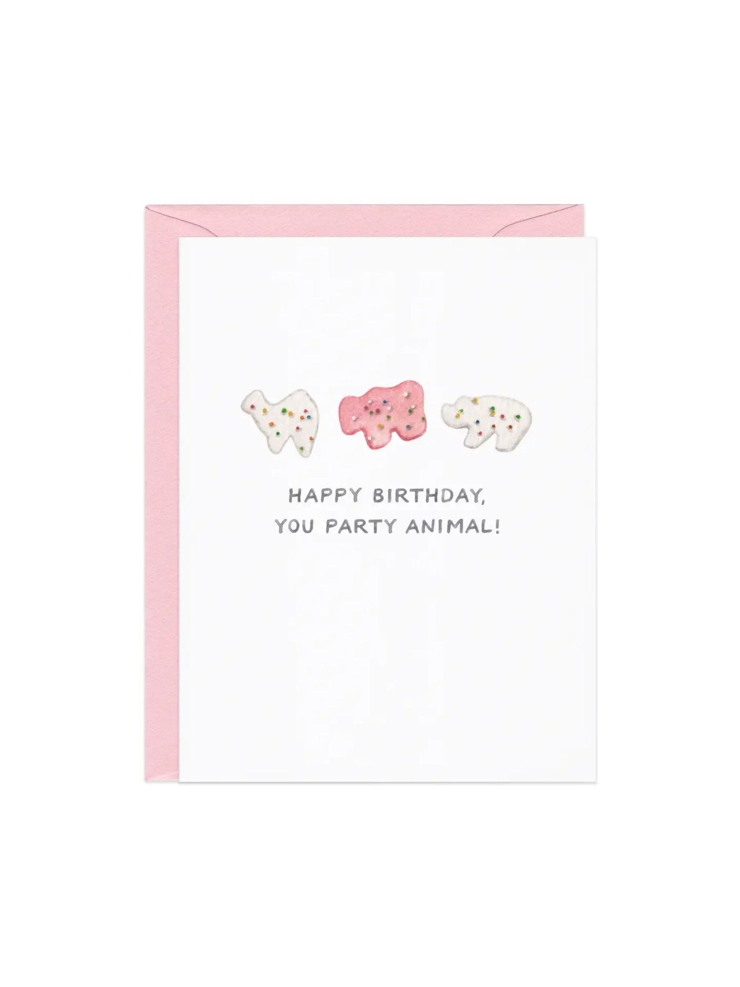 Party Animal (Cracker) — Snack Food Pun Birthday Card