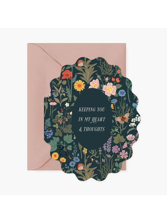In My Heart and Thoughts Card