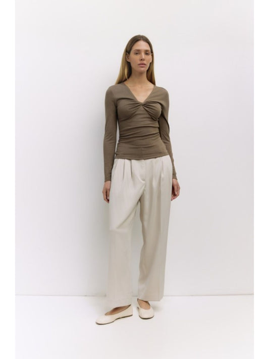 Twist Top V-Neck