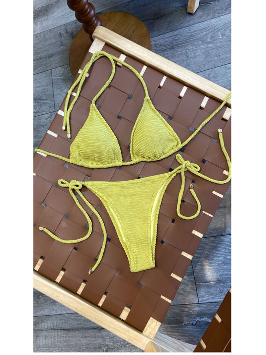 Endless Summer Bikini Bottom - Mustard