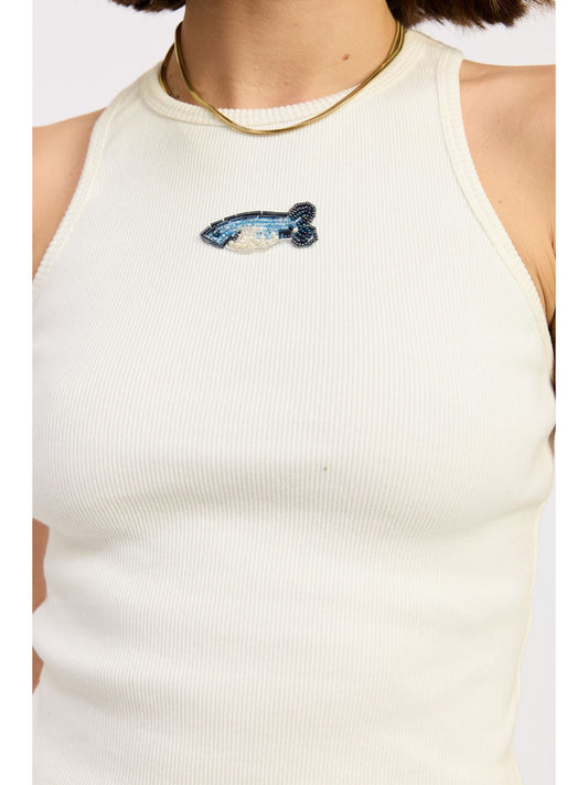 Beaded Fish Tank Top