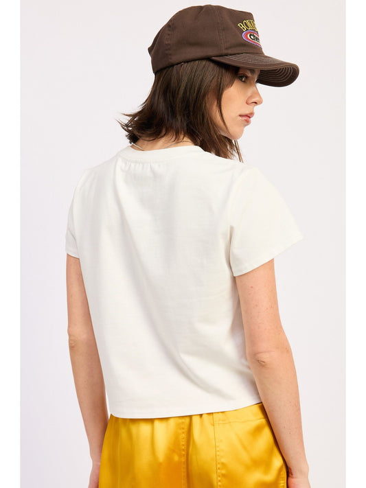 Embroidered Baby Tee