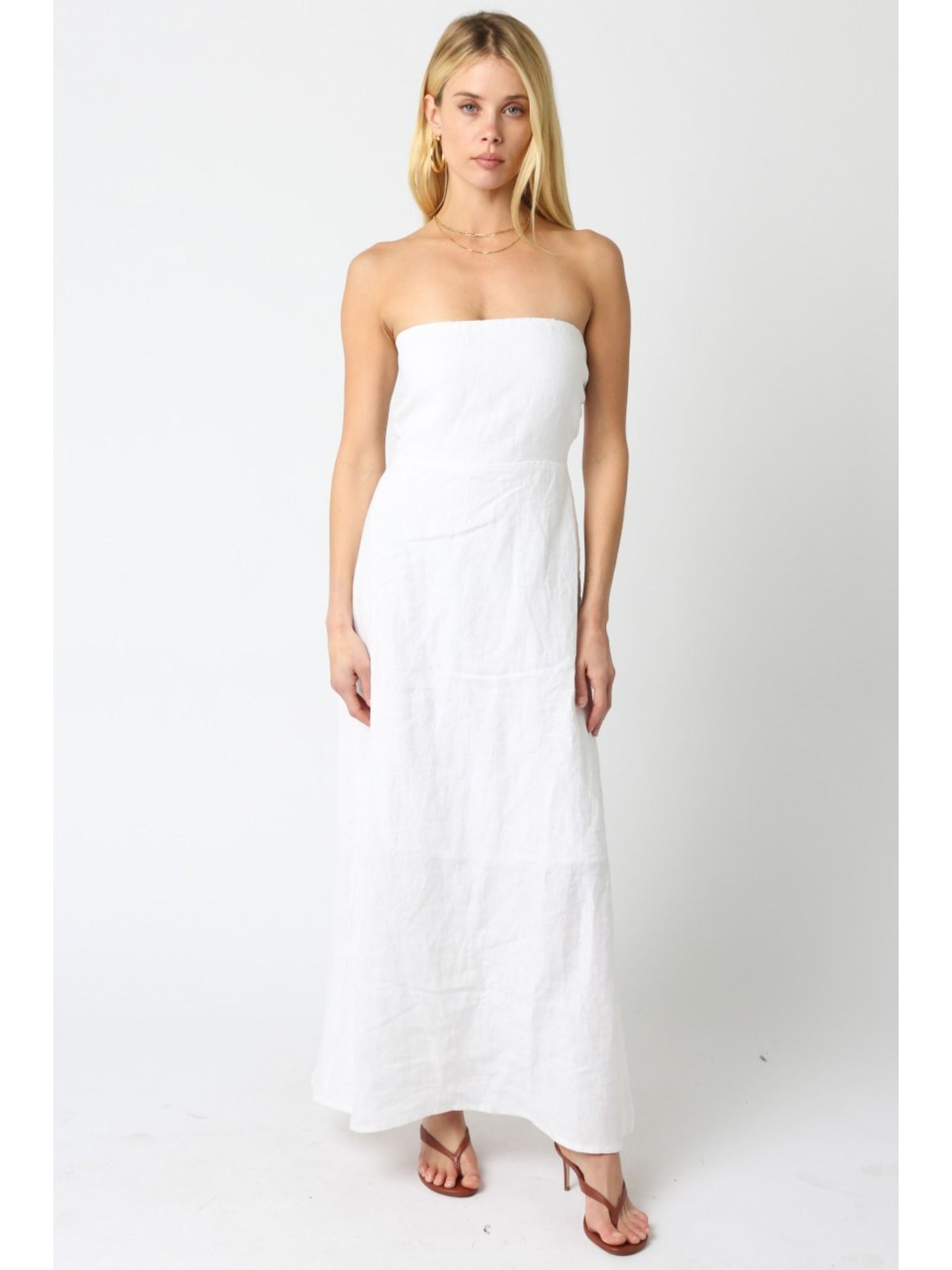 Italian Linen Maxi Dress