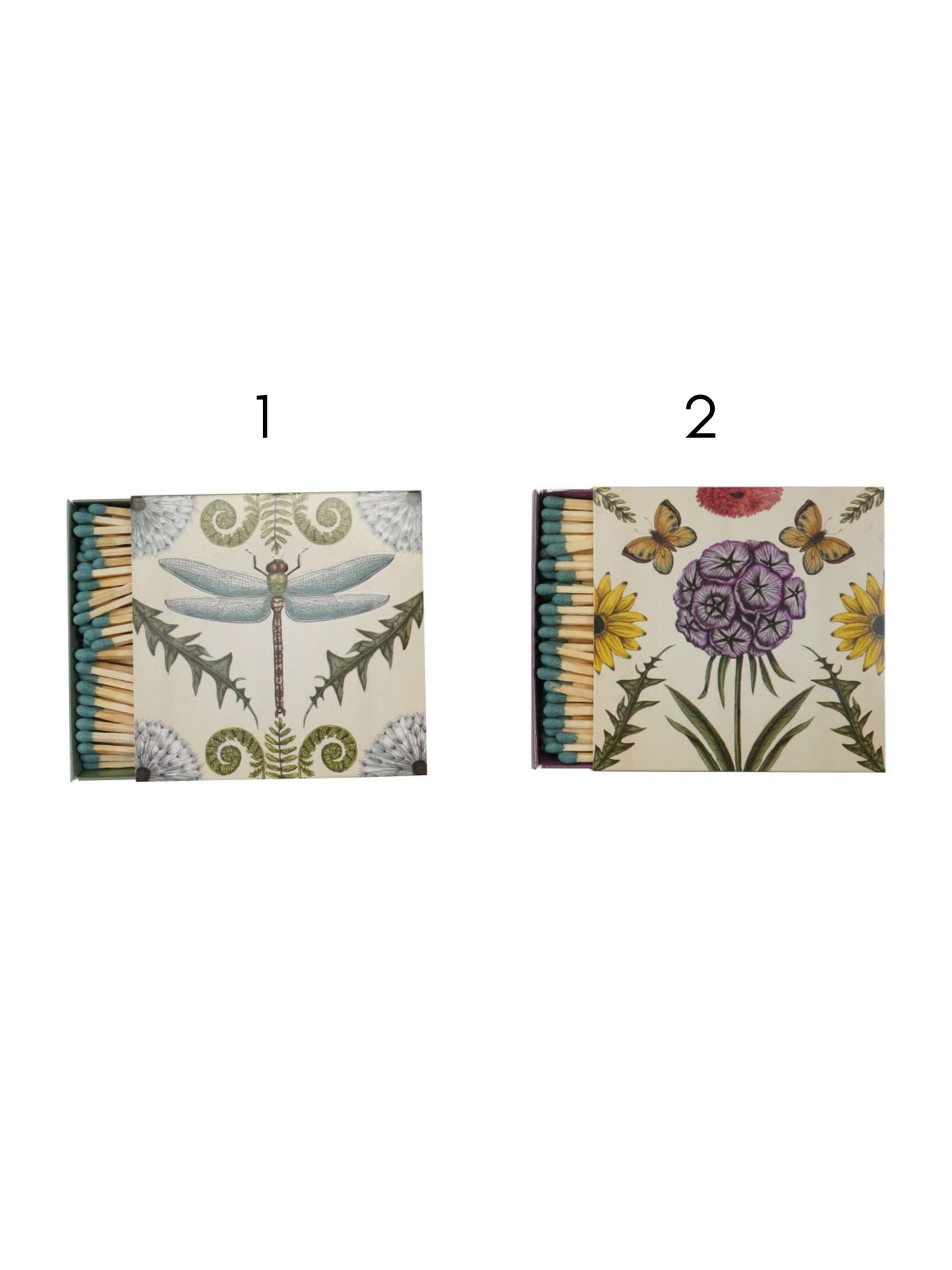 Safety Matches w/ Animals & Botanicals