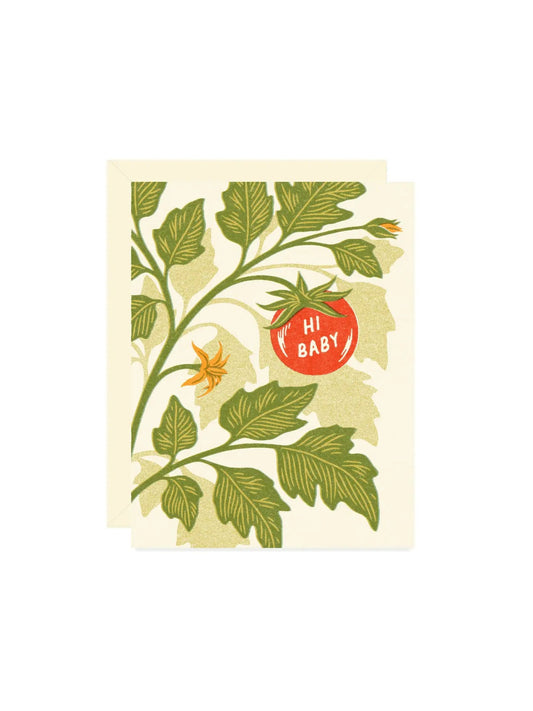 Tiny Tomato Baby Card