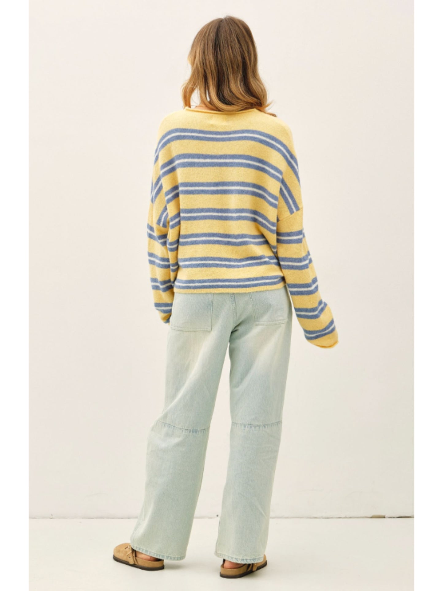 Varsity Striped Piper Cardigan