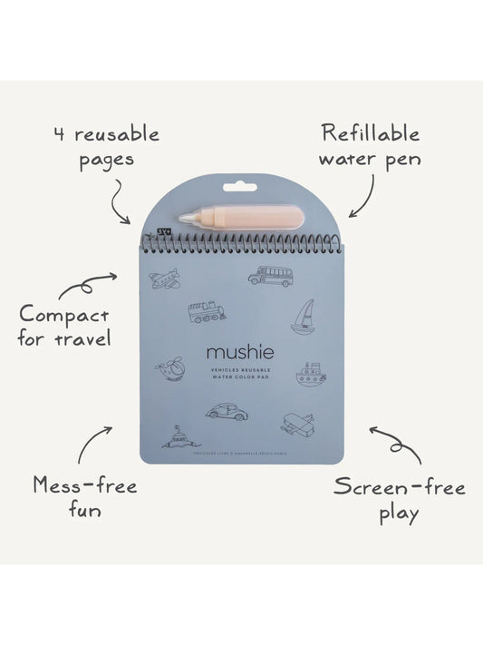 Vehicles Reusable Water Color Pad