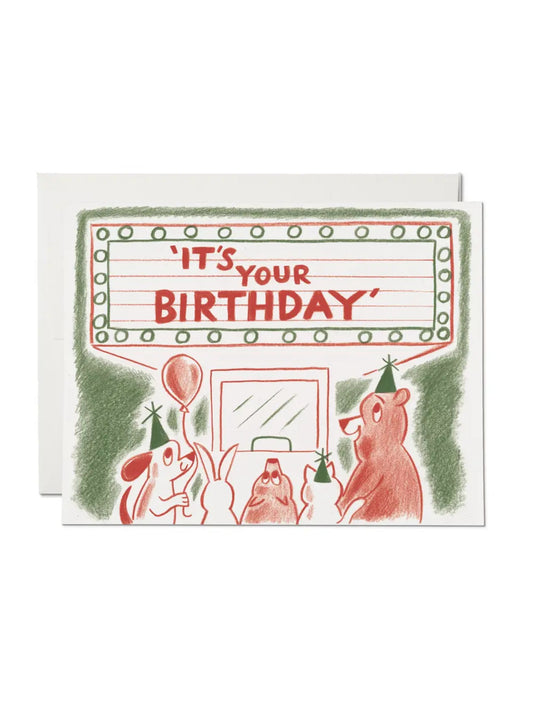 Birthday Marquee Card