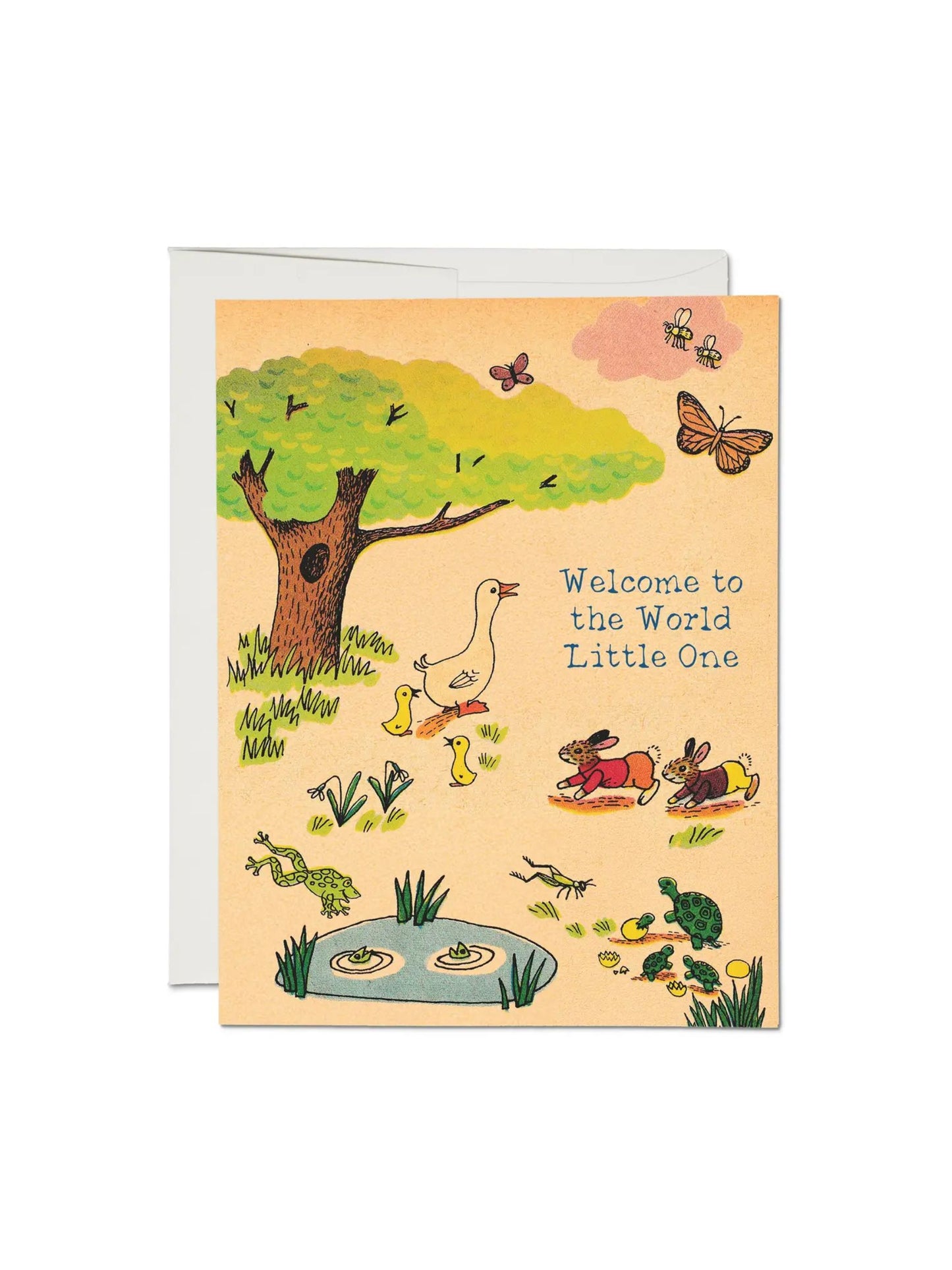 Richard Scarry Whimsy Hollow Baby Card