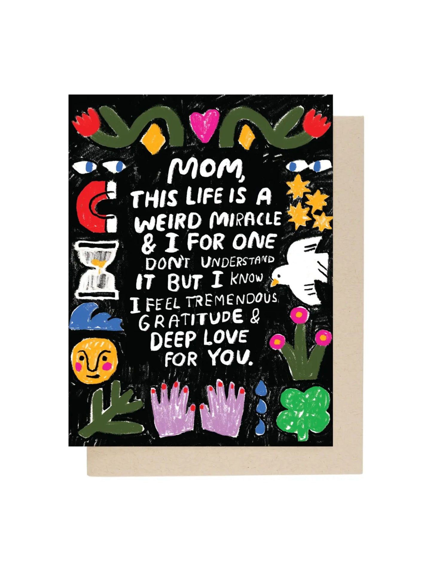 Weird Miracle Mom Card