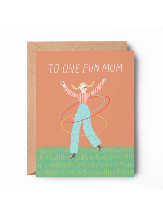 Fun Mom Hula-Hoop Card