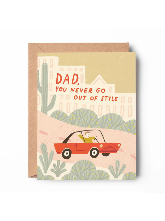 Retro Car Card for Dad