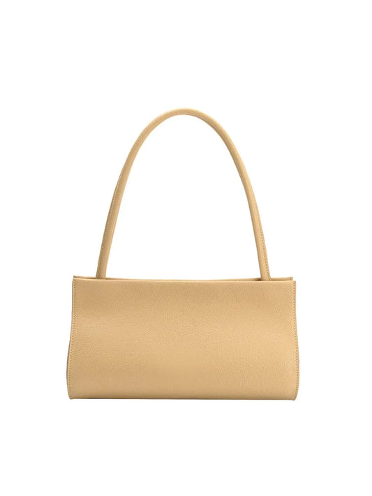 Ryleigh Recycled Vegan Leather Shoulder Bag - Yellow