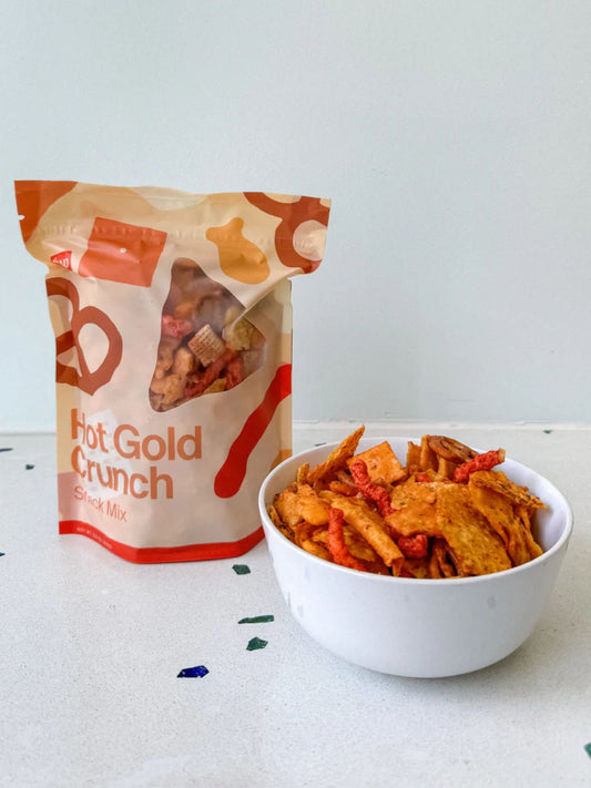 Hot Gold Crunch Snack Mix