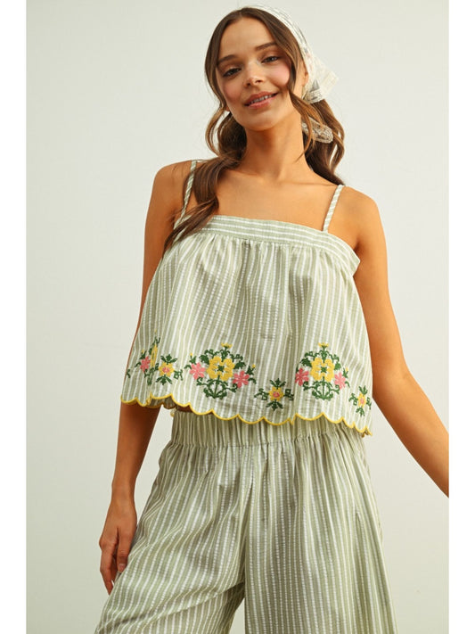 The Aster Embroidered Top