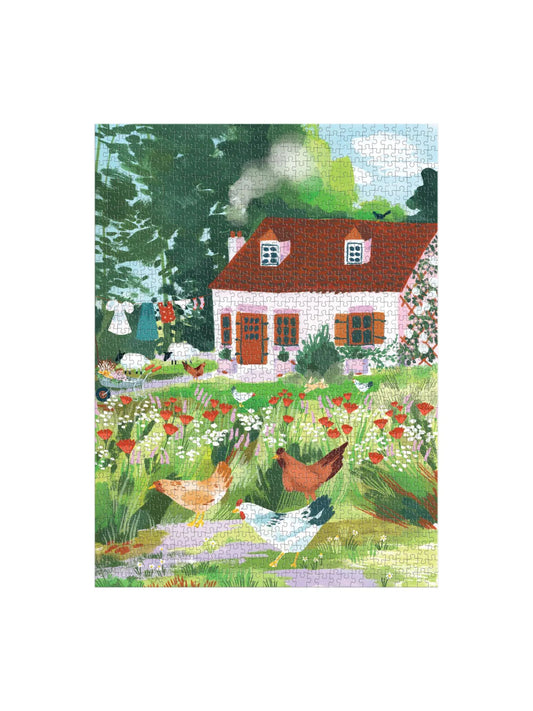 Cottage Wildflowers 1000 Piece Puzzle