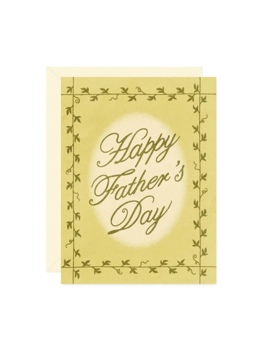 Father’s Day Vine Border Card
