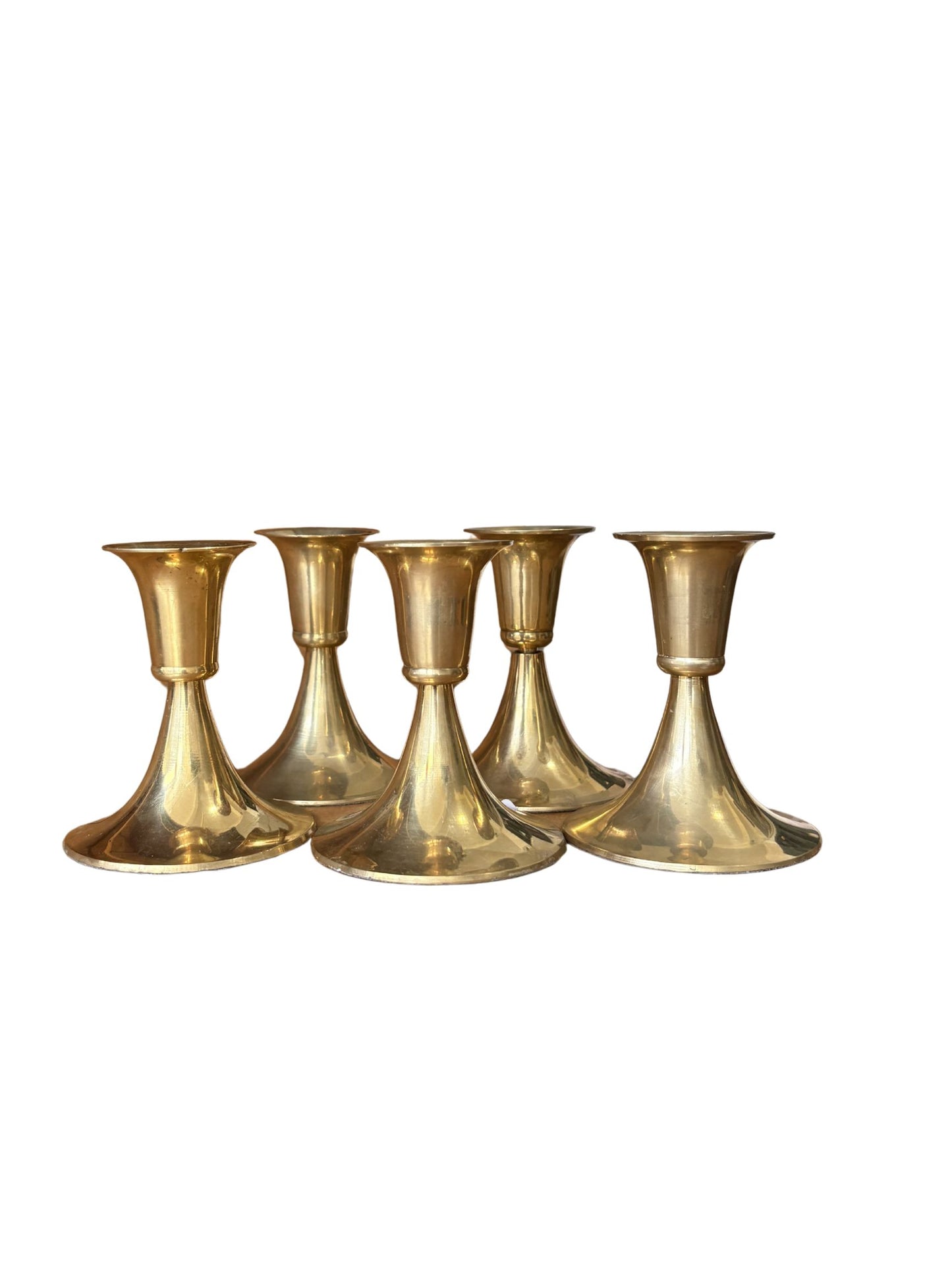 Vintage Brass Candlestick Holders