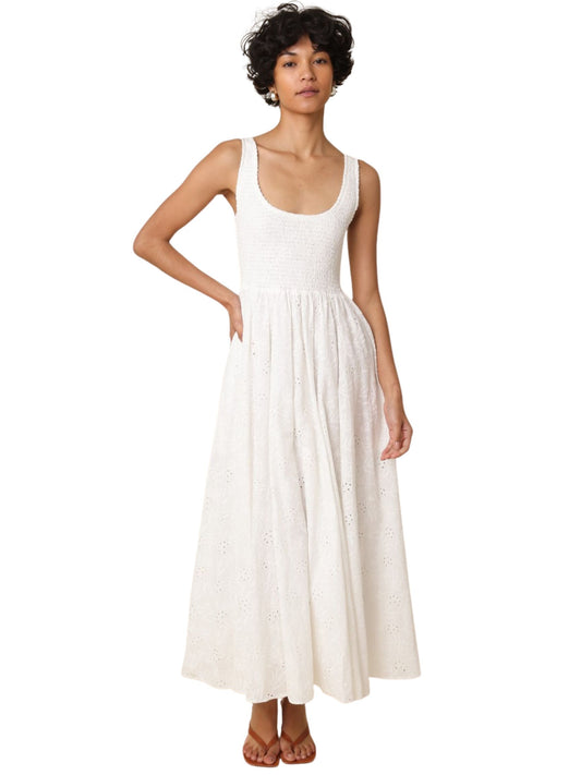 Bailee Sleeveless Maxi Cotton Dress