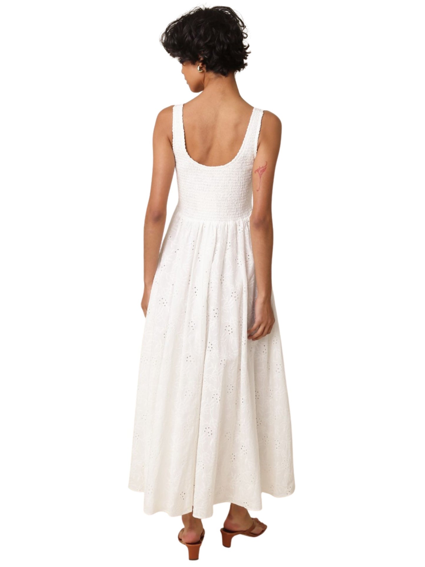 Bailee Sleeveless Maxi Cotton Dress