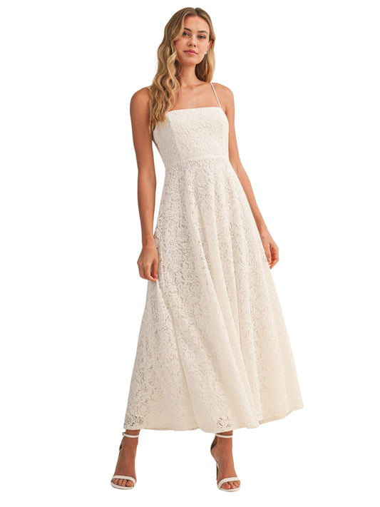 The Eva Lace Midi Dress