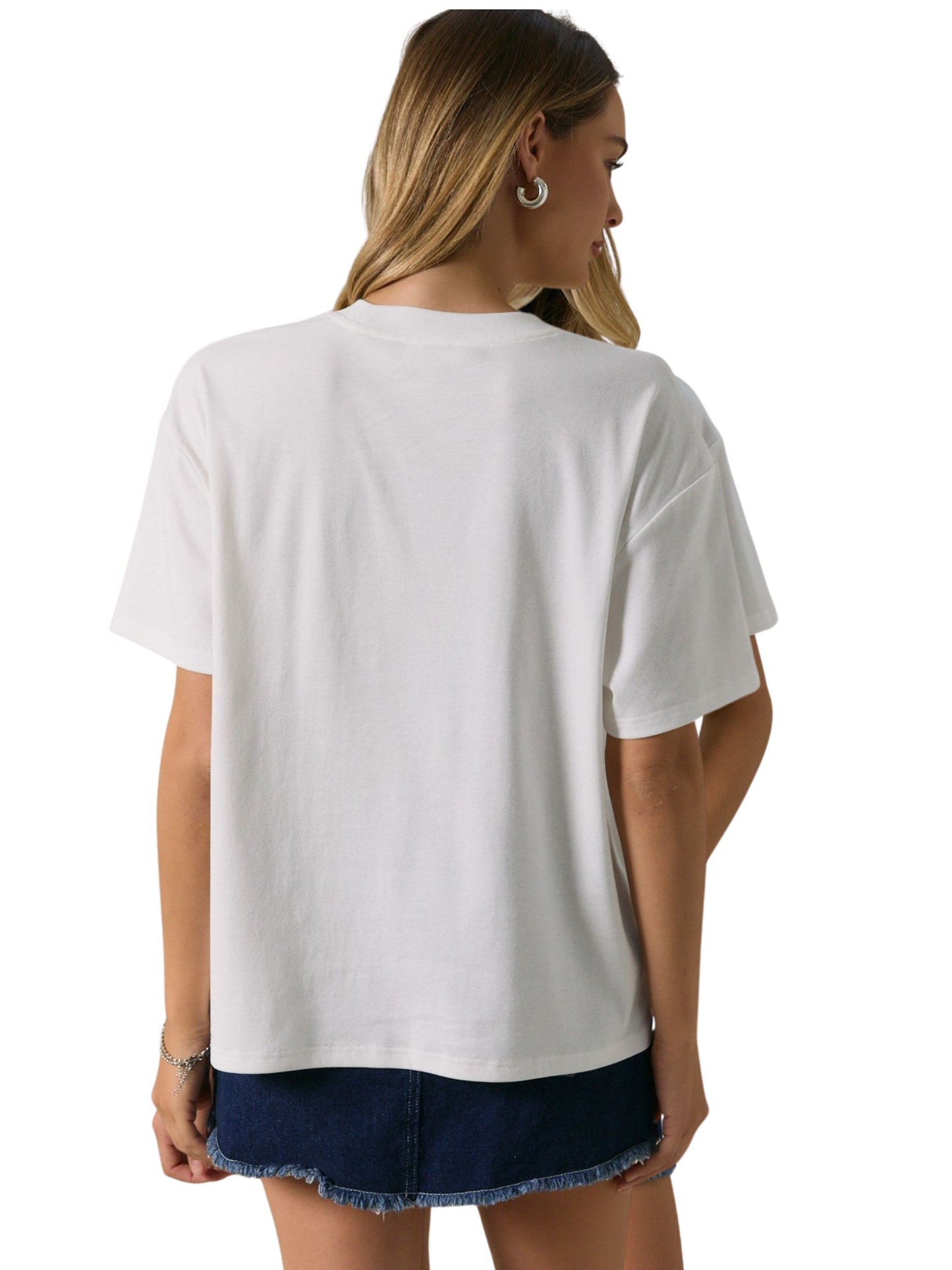 Crochet Patched T-Shirt