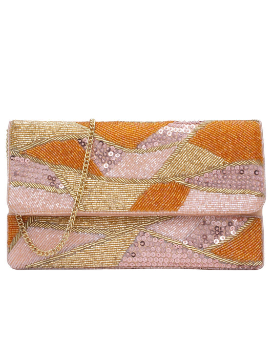 The Clementine Beaded Clutch