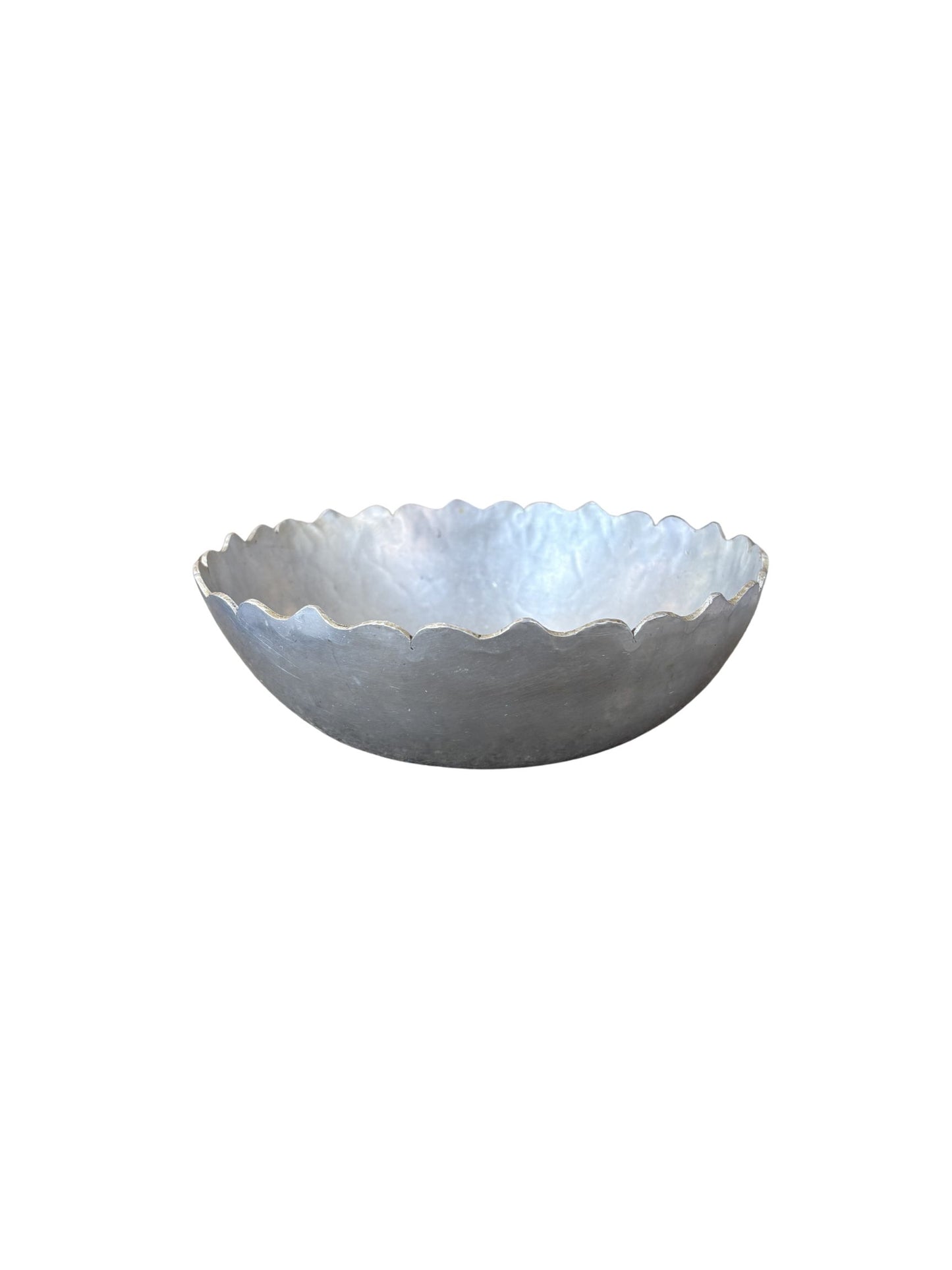 Vintage Hand Forged Everbest Metal Floral Bowl