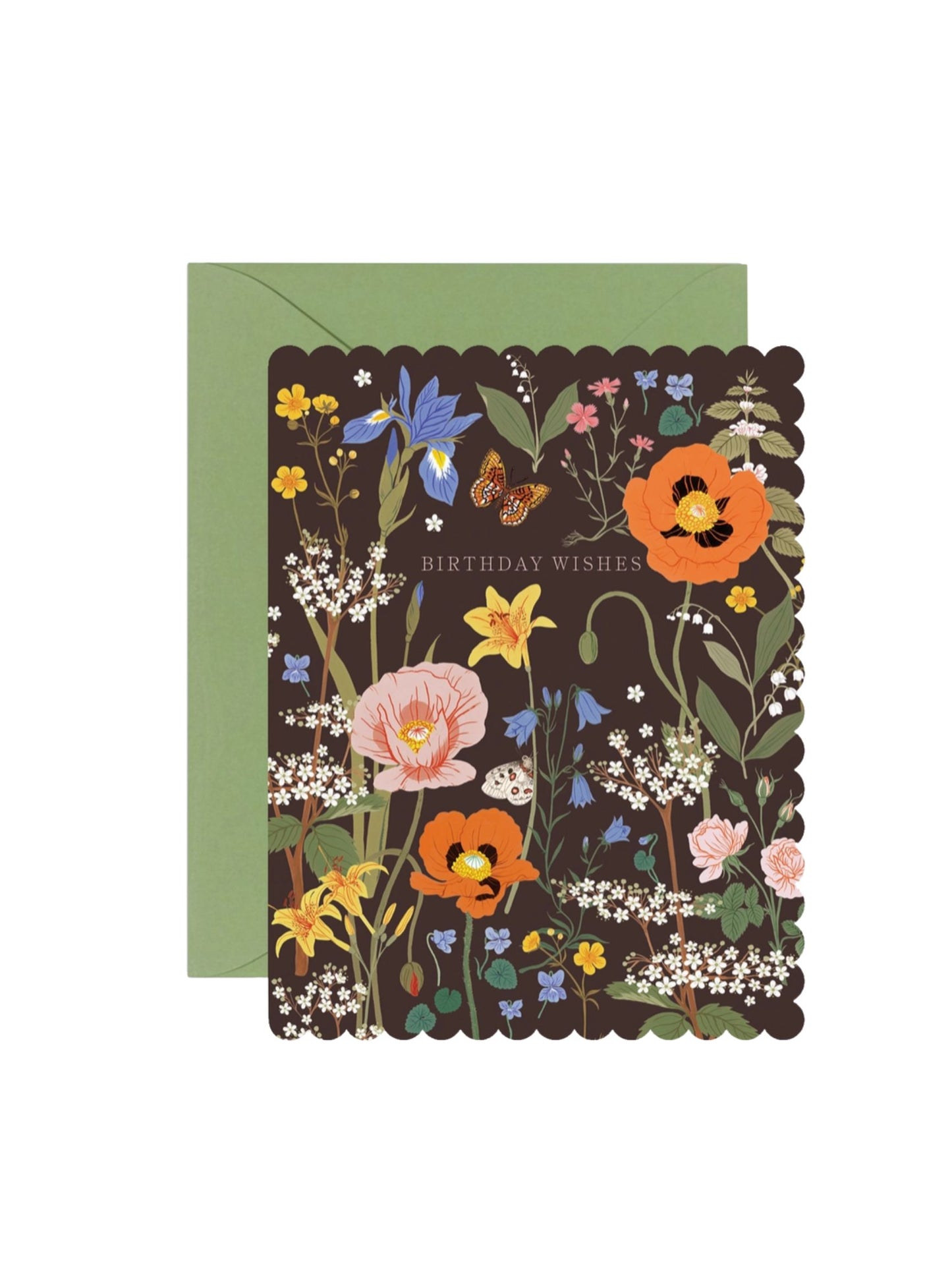 Wild Flowers Field Birthday Card