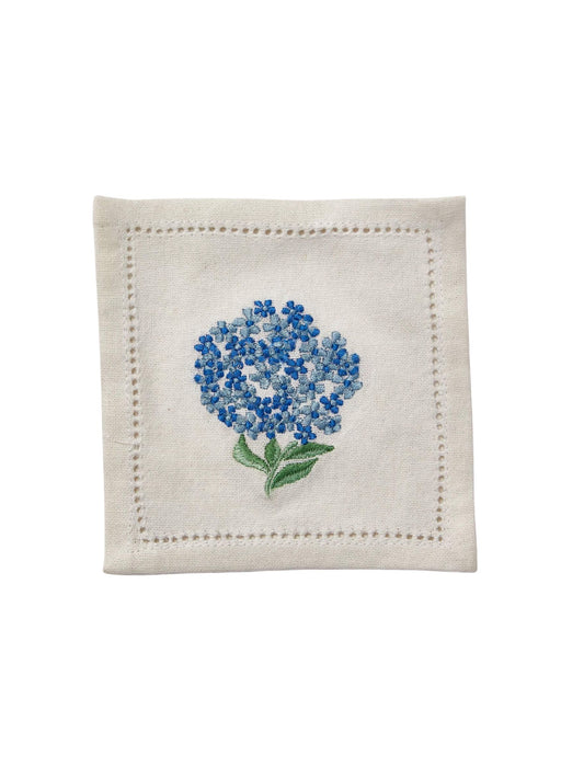 Hydrangea Cocktail Napkins - Set of 6