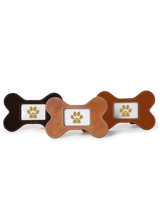 Leather Dog Bone Frame