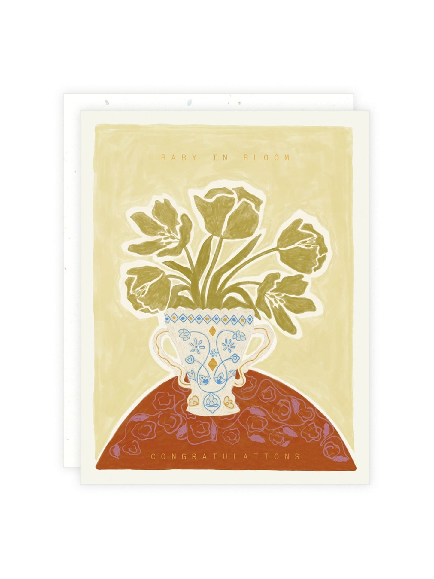 Baby In Bloom Card