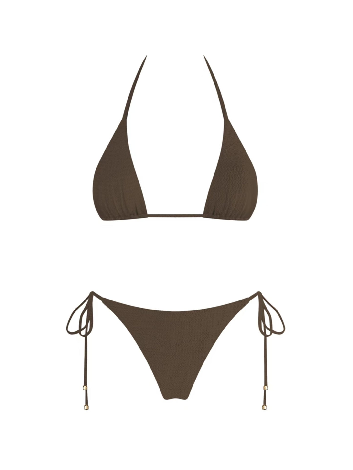 Endless Summer Bikini Top- Coffee