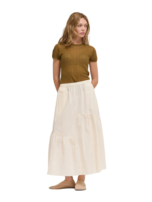 Diagonal Tier Skirt
