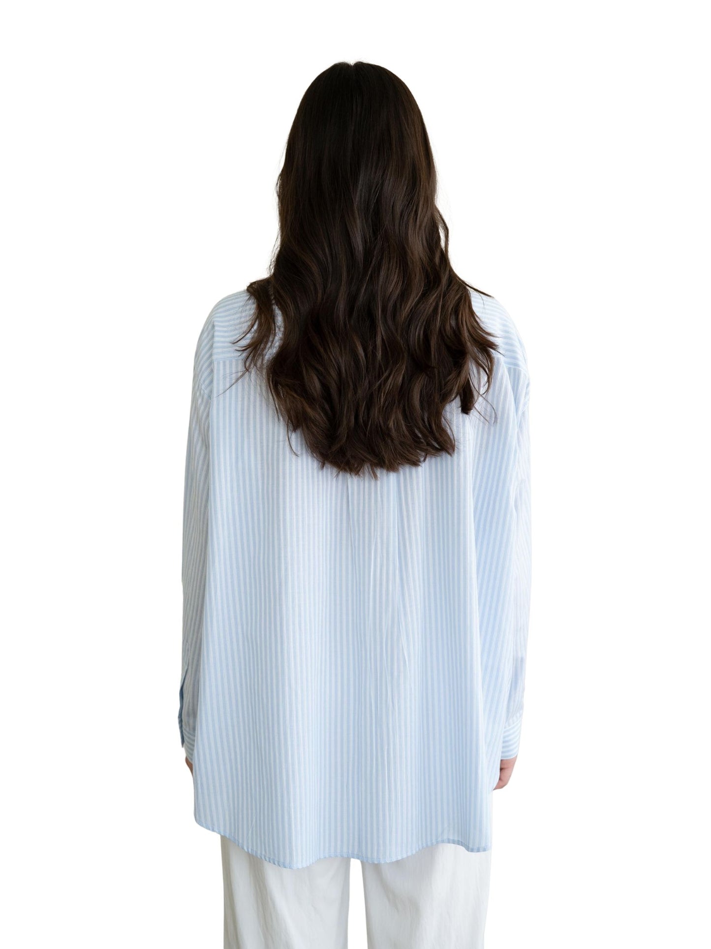 Relaxed Striped Button-up Shirt