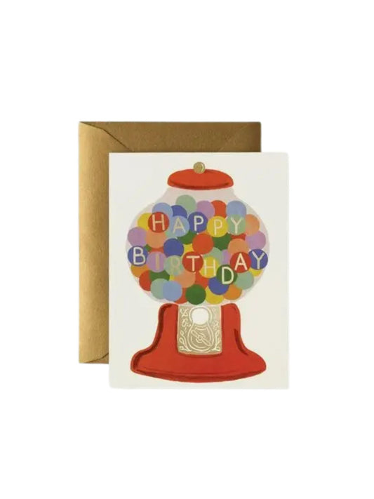 Gumball Birthday Card