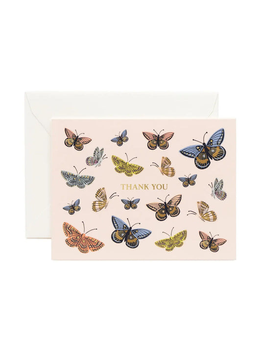 Monarch Thank You Card