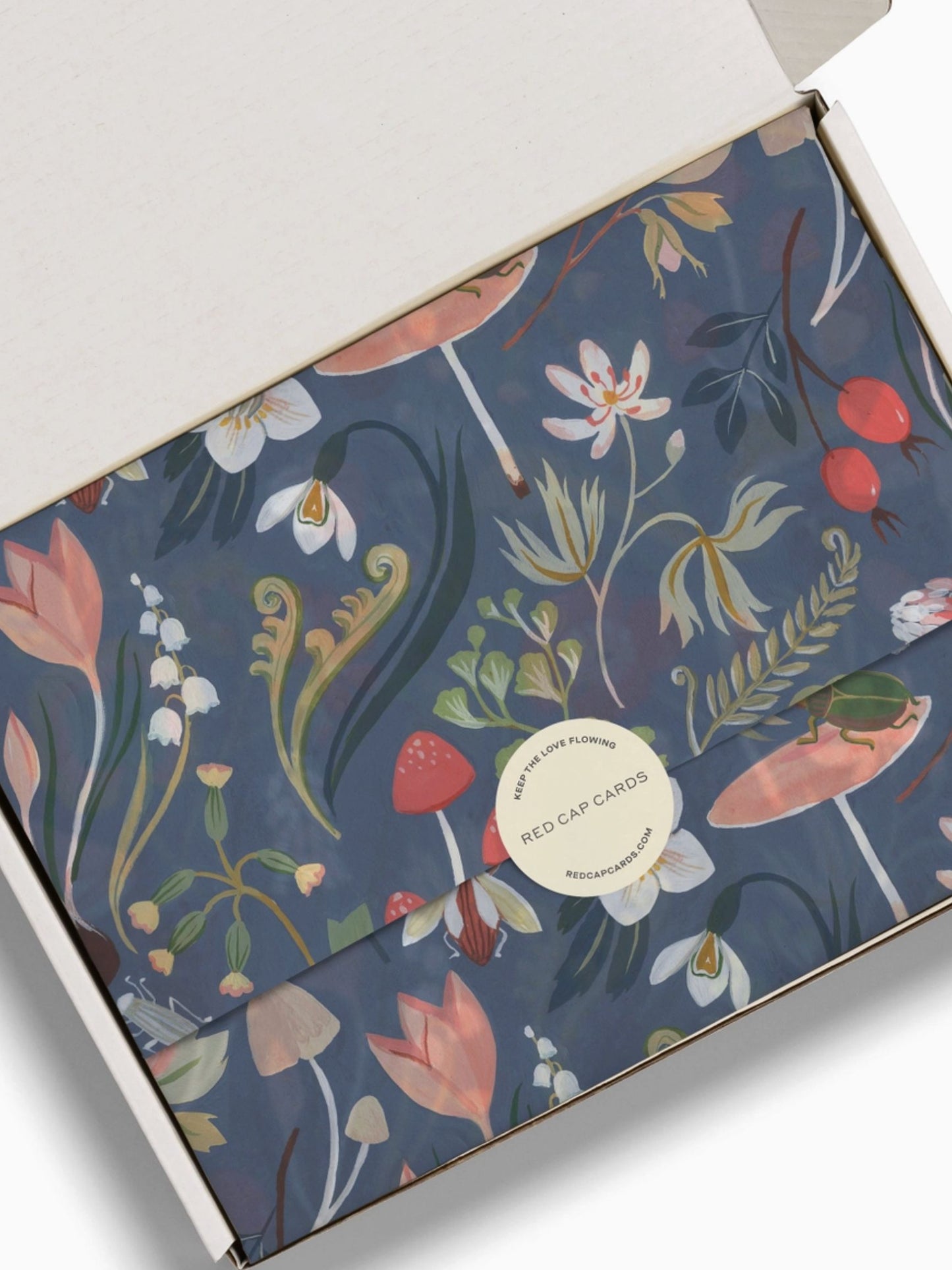 Forest Blue Tissue Paper