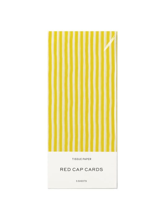Yellow Stripe tissue paper