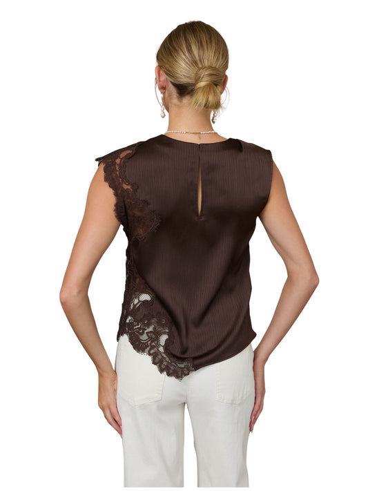 Carmen Lace Trimmed Top