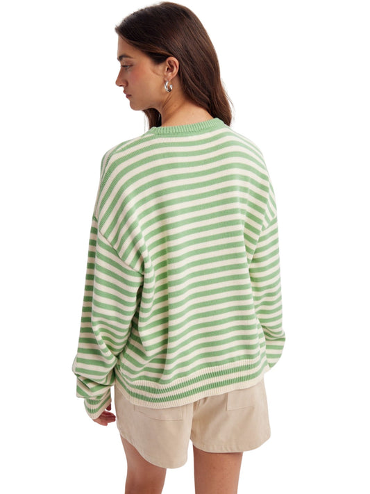 Pistachio Stripe Sweater