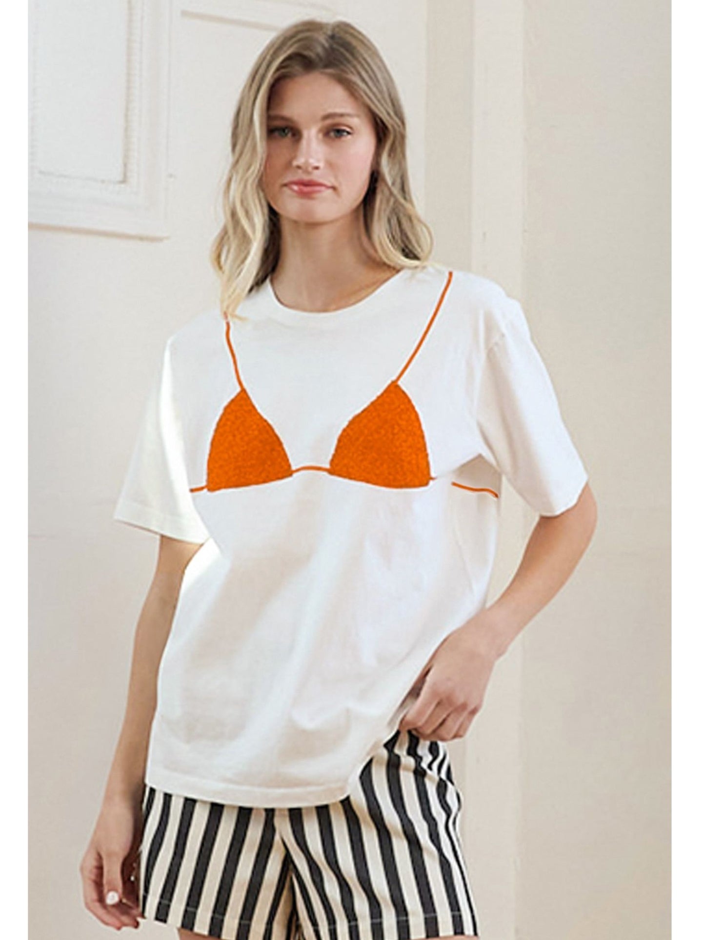 Bikini Print Bikini Top