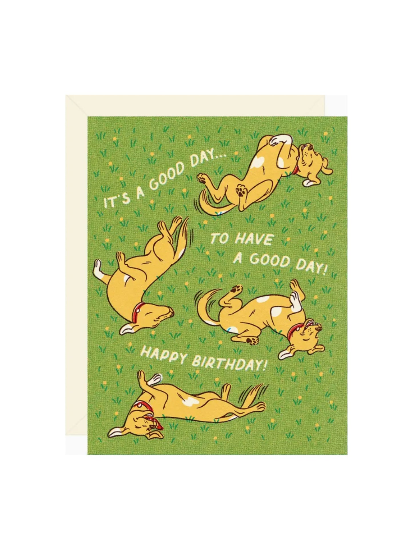 Happy Dog Birthday Card