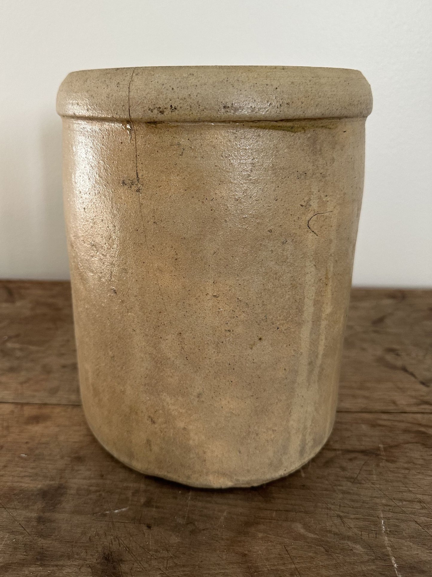 Vintage Stoneware Cream Crock